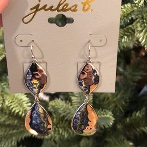 Jules B. Silver Drop Earrings